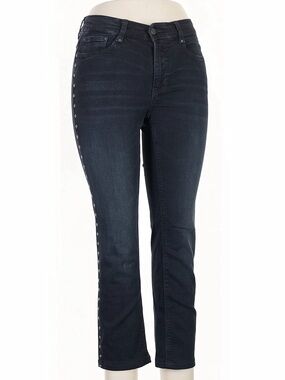 MAC Dream Dance Studded Straight Jeans D824 Moonlight Wash Sz 34/30 US Size 4
